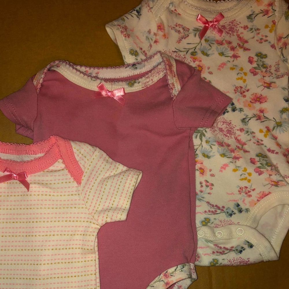 SOLD Baby girl onesies